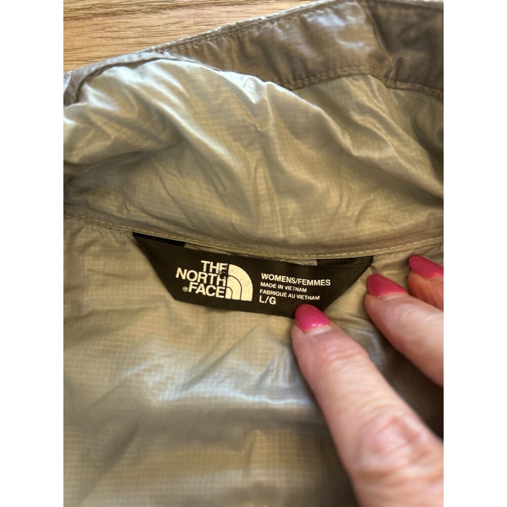 The North Face Thermoball Primaloft Light Puffer Jacket Womens Silver Large - Picture 7 of 16